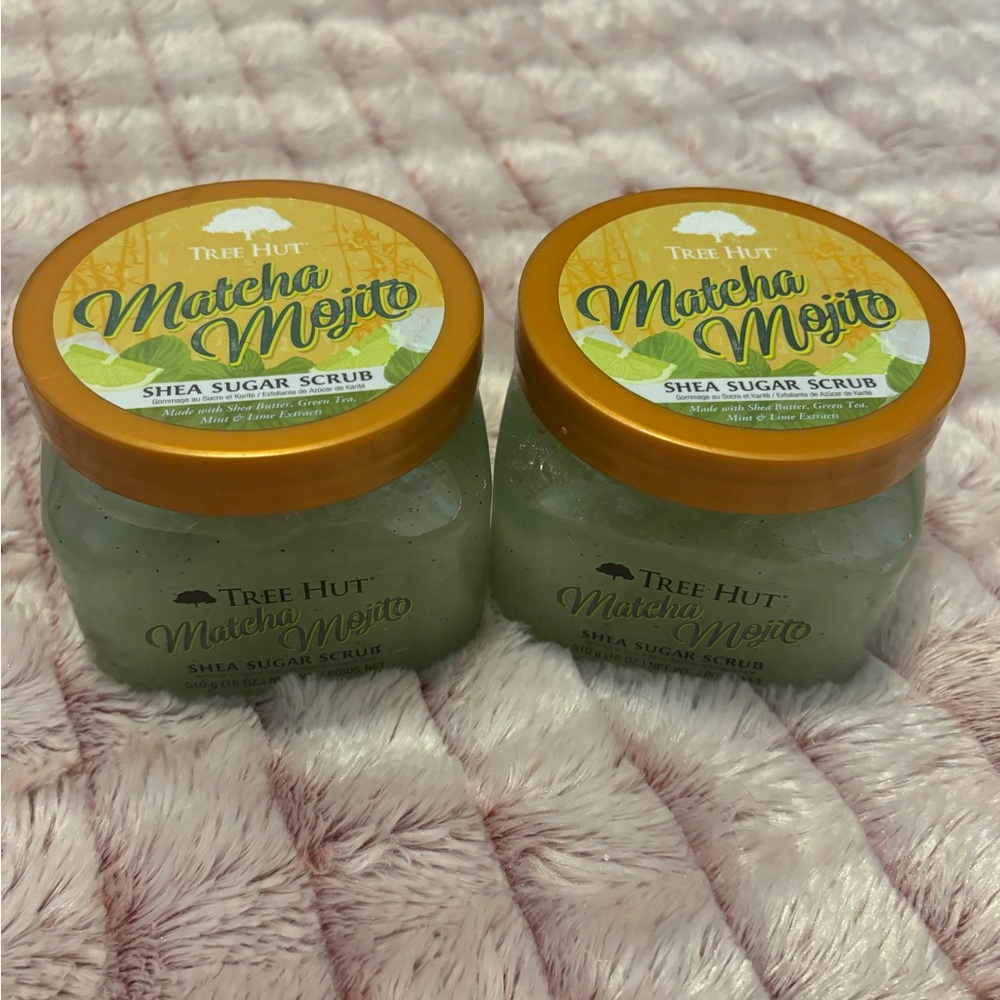 2 ORIGINAL/UNUSED Matcha Mojito Tree Hut Scrubs💚
